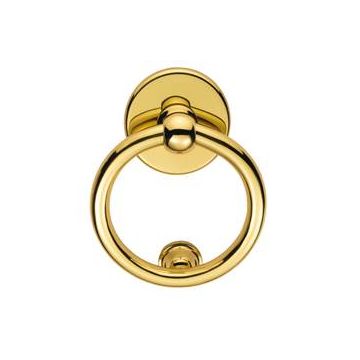 M37 Polished Brass Ring Knocker