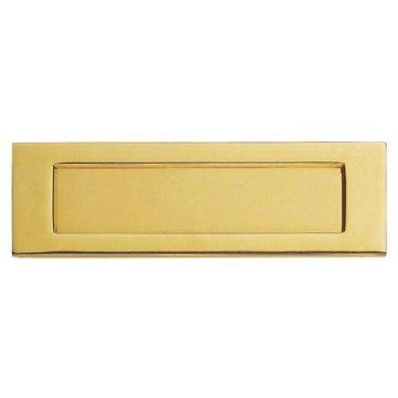 M36/D Pol Brass 305Mm X 103Mm Victorian Letter Plate