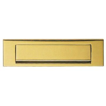 M36/G Pol Brass 270Mm X 73Mm Victorian Gravity Flap Letter Plate