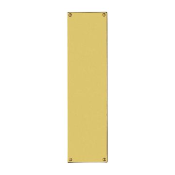 M39 305Mm X 70Mm Polished Brass Victorian Finger Plate