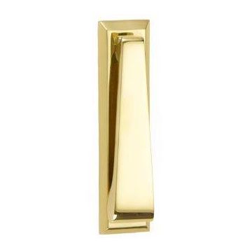 1750 Polished Brass Plain Door Knocker