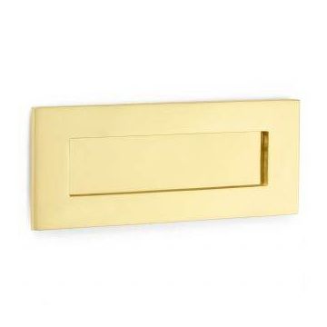 1635 P.Brass 203 X 70mm Letter Plate