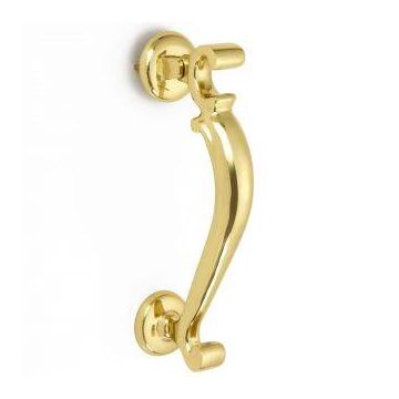 4120L Polished Brass Large Doctors Knocker