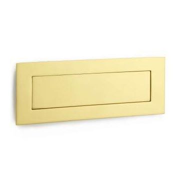 5000 P.Brass 305 X 102mm Flush Letter Plate