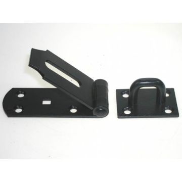 149/H 203Mm Epoxy Black Heavy Hasp & Staple