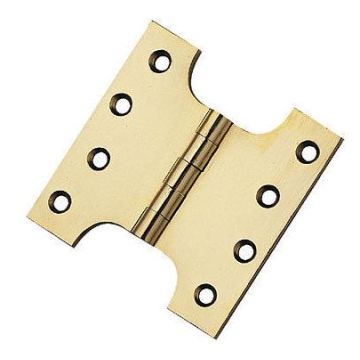 3926 102 X 76 X 127Mm Polished Brass Parliament Door Hinge