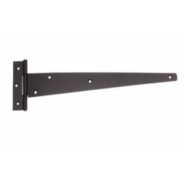 400mm Strong Tee Hinge Black Japanned