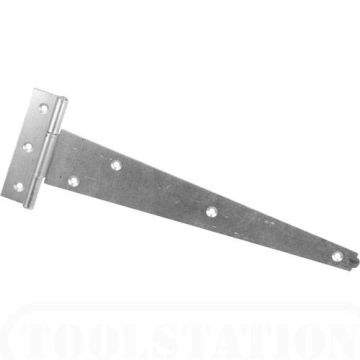 250mm Medium Tee Hinge Zinc Plated