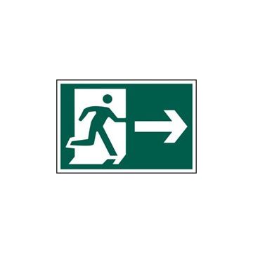 1530 Running Man (Arrow Right) Sign