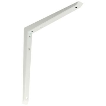 203 x 203mm Mitred Shelving Bracket White IS6508