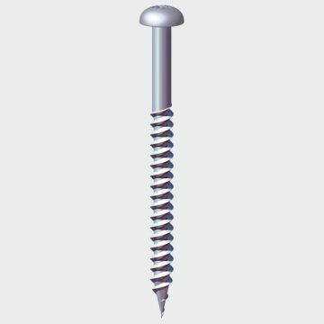 6 X 1 1/4" Zinc Pozidriv Round Head Wood Screws