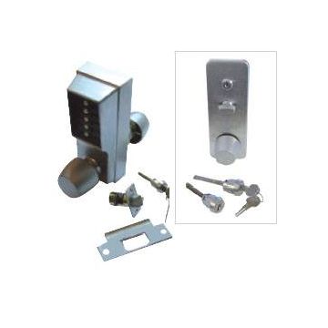 Unican 1031-26D-41 Satin Chrome Digital Door Lock With Passage