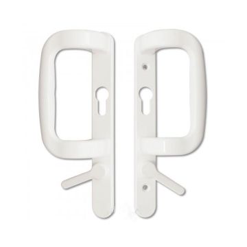 Sparta Patio Door Handle White (Fuhr)