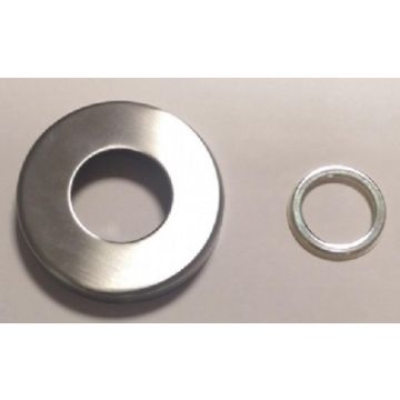 Assa Round Rose Cover Plate Satin Chrome