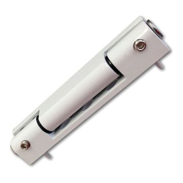 H115WHF White UPVC Flat Door Hinge (Single Hinge)