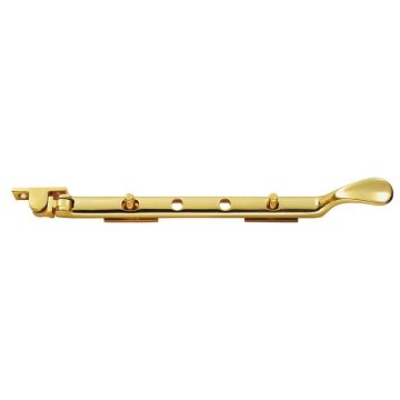 M44/B 302mm Victorian Casement Stay Polished Brass