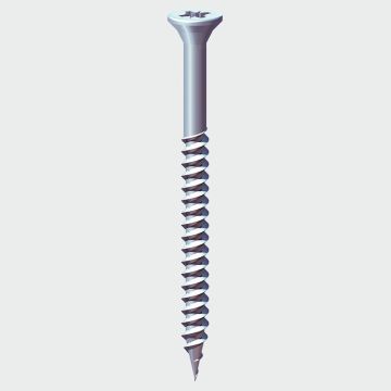 4 x 1/2" Pozidriv CSK Wood Screws Zinc (Box of 200)