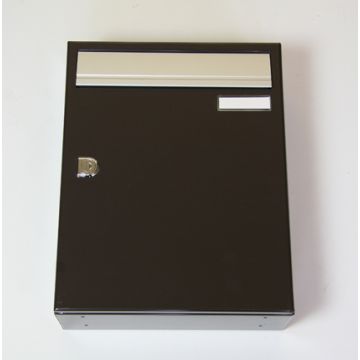 City 2 Letter Box Black Wall Mount