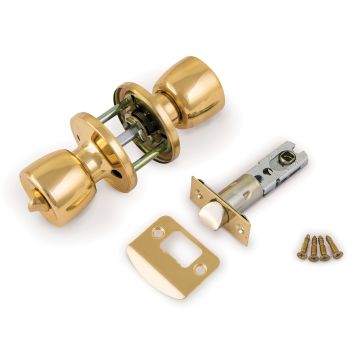 Era Privacy Door Knob Set P.Brass 168-31