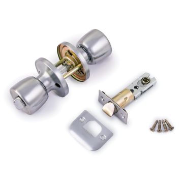 Era Privacy Door Knob Set S.Chrome 168-51