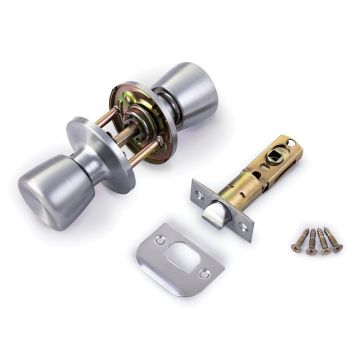 Era Passage Door Knob Set S.Chrome 170-51