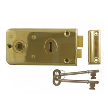 Legge 2136 P.Brass 143Mm Rim Lock Case