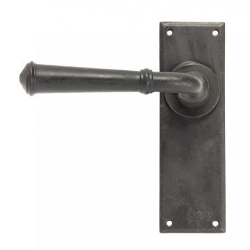 From The Anvil Regency Lever Latch Door Handle Set External Beeswax