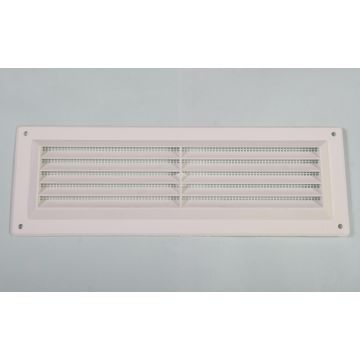 229 x 76mm Louvre Vent White