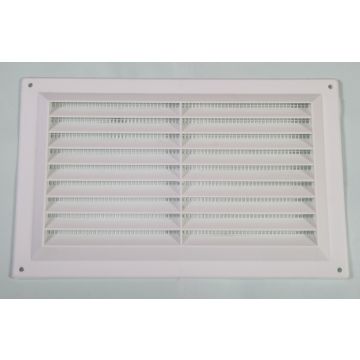 229 x 152mm Louvre Vent White