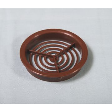 70mm Round Soffit Vent Brown M901