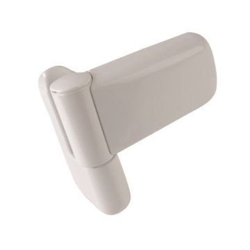 Mila Ideal Flag Hinge White 100mm