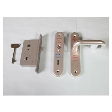 Ho1485.02 Right Hand Radar Lockset Aluminium 1 Keyed