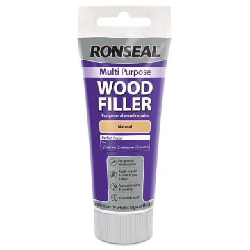 Ronseal Multi Purpose Wood Filler 100G Tube Natural (Pine)