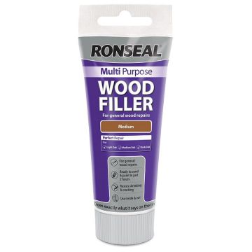 Ronseal Multi Purpose Wood Filler 100G Tube Medium (Mahogany)