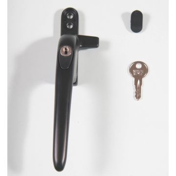 Virage CB09BKL 9mm Black LH Locking Cockspur Window Handle