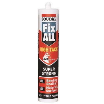 Fix All High Tack White Super Strong Adhesive & Sealant 290ml