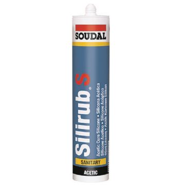 Silirub S Sanitary Acetoxy Sealant S1 Fungicide Clear 300ml