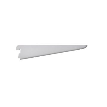 120mm Straight Shelving Bracket White IS8001