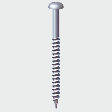 10 X 1" Zinc Pozidriv Round Head Wood Screws Screws