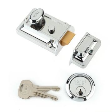 Yale 77 60mm Traditional Nightlatch Chrome