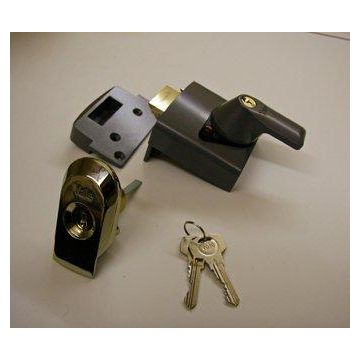 Yale PBS1 60mm High Security Nightlatch BS3621 DMG/PB