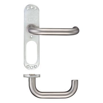 ICK219 SSS 19mm DIA LEVER HANDLE ON BACKPLATE