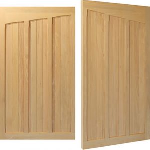 Woodrite Langley side hinged timber garage door